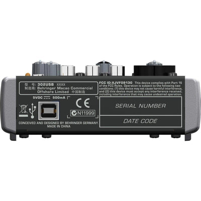 Behringer Xenyx 302USB Analog Mixer - MusicMajlis