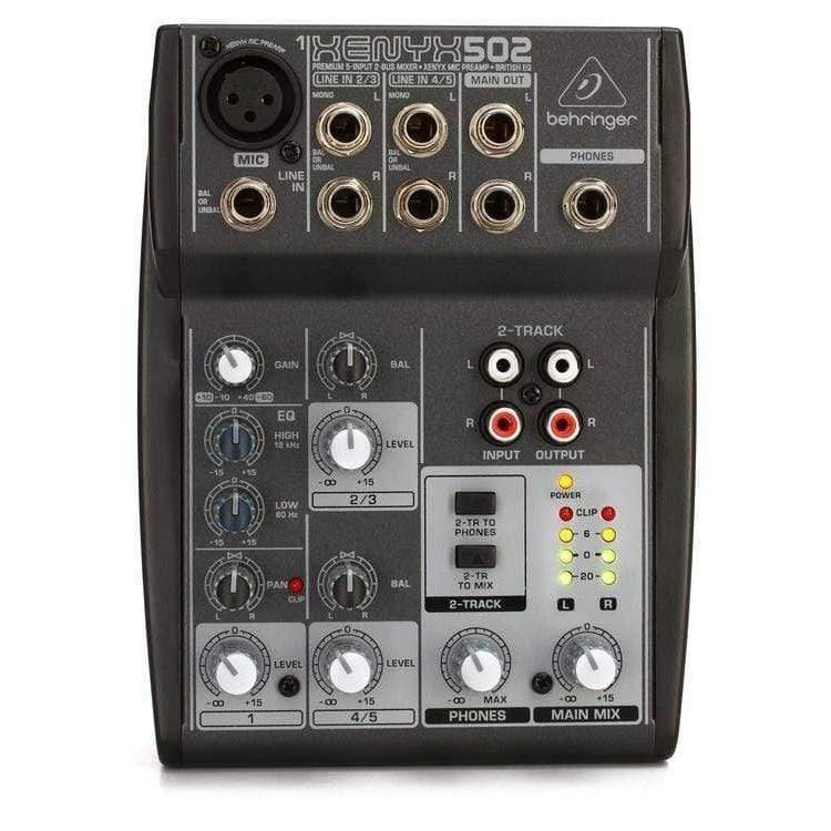 Behringer Xenyx 502 Analog Mixer (Discontinued) - MusicMajlis