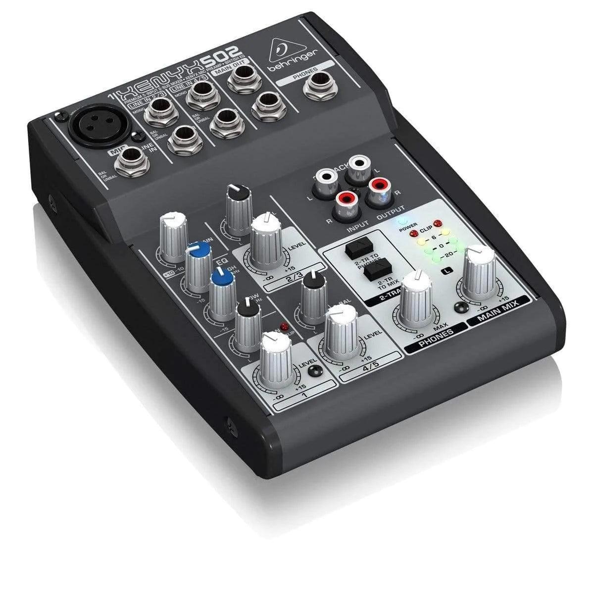 Behringer Xenyx 502 Analog Mixer (Discontinued) - MusicMajlis