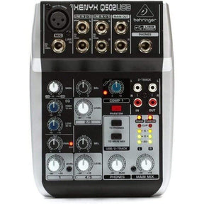 Behringer Xenyx Q502USB Analog Mixer - MusicMajlis