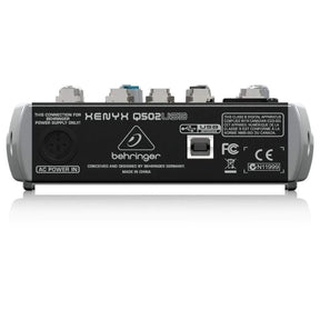 Behringer Xenyx Q502USB Analog Mixer - MusicMajlis