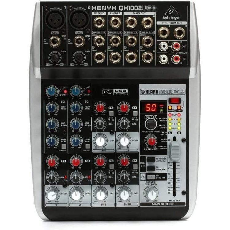 Behringer Xenyx QX1002USB Analog Mixer (Discontinued) - MusicMajlis