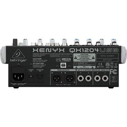 Behringer Xenyx QX1204USB Premium 12-Input 2/2-Bus Mixer with XENYX Mi