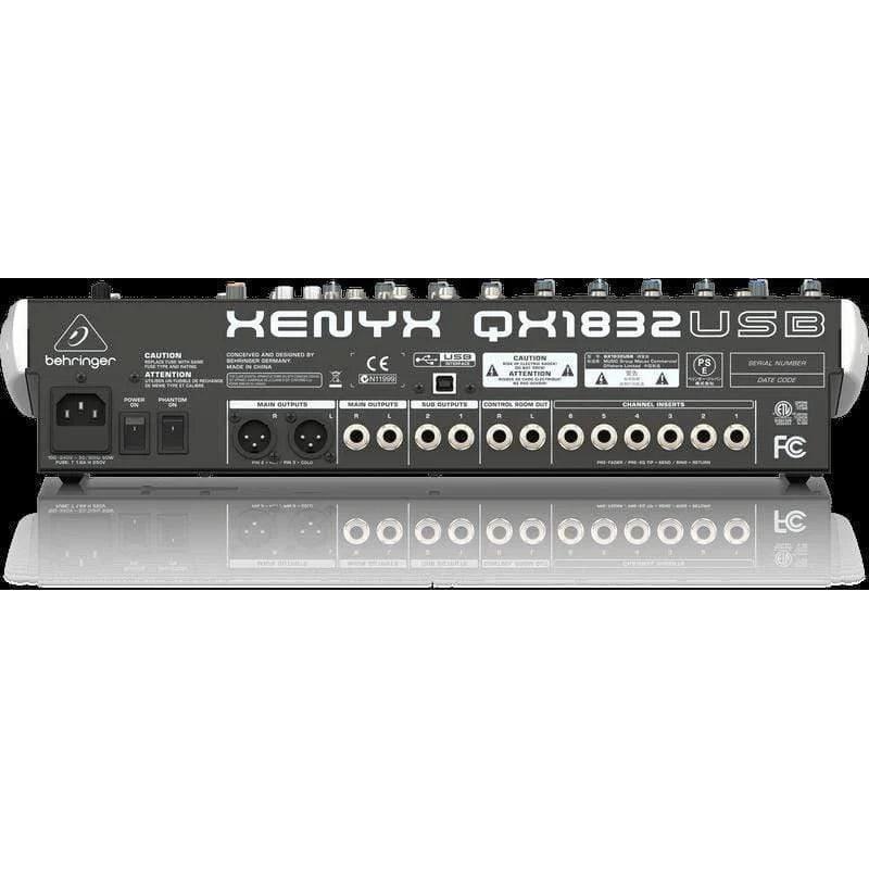 Behringer Xenyx QX1832USB Audio Mixer - MusicMajlis