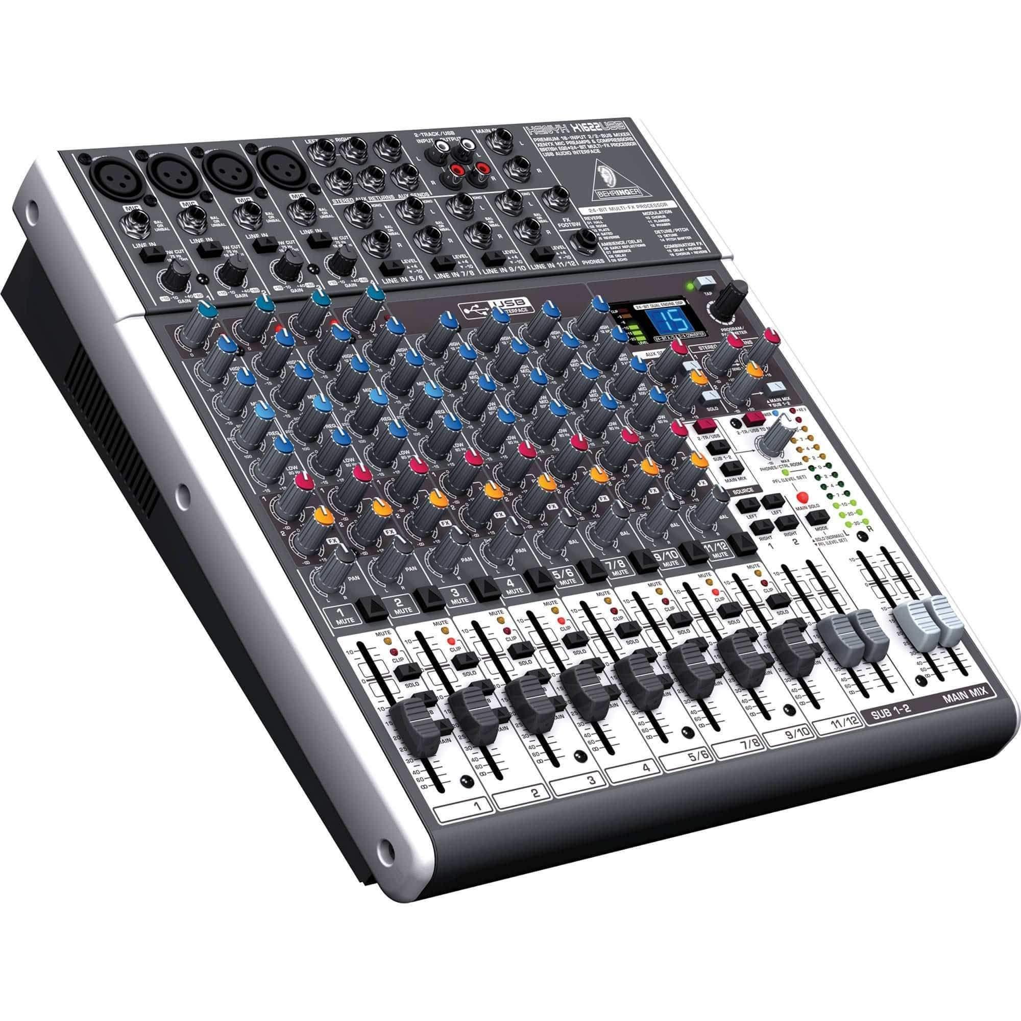 Behringer Xenyx X1622USB Analog Mixer - MusicMajlis