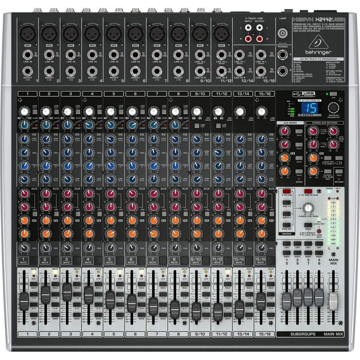 Behringer Xenyx X2442USB Analog Mixer - MusicMajlis