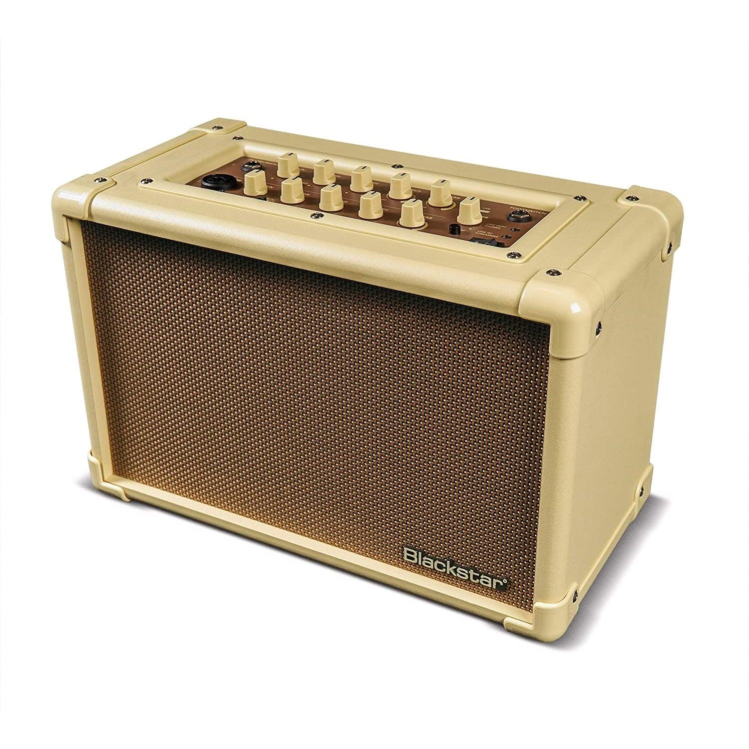 Blackstar BA187010 "Acoustic:Core 30 Watt Acoustic Amp 2 X 5"" Speaker Beige Finish" - MusicMajlis