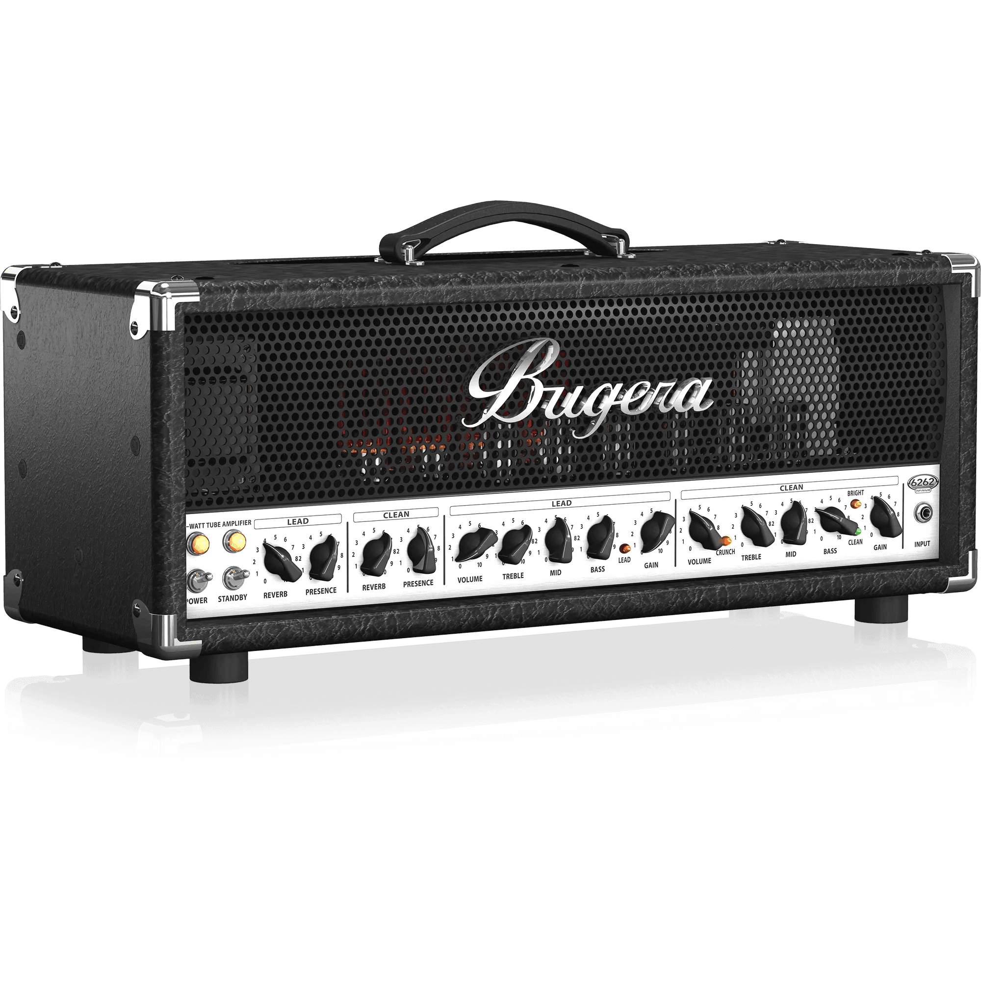 Bugera 6262 INFINIUM Ultimate Rock Tone 120W 2-Channel Tube Amplifier Head - MusicMajlis