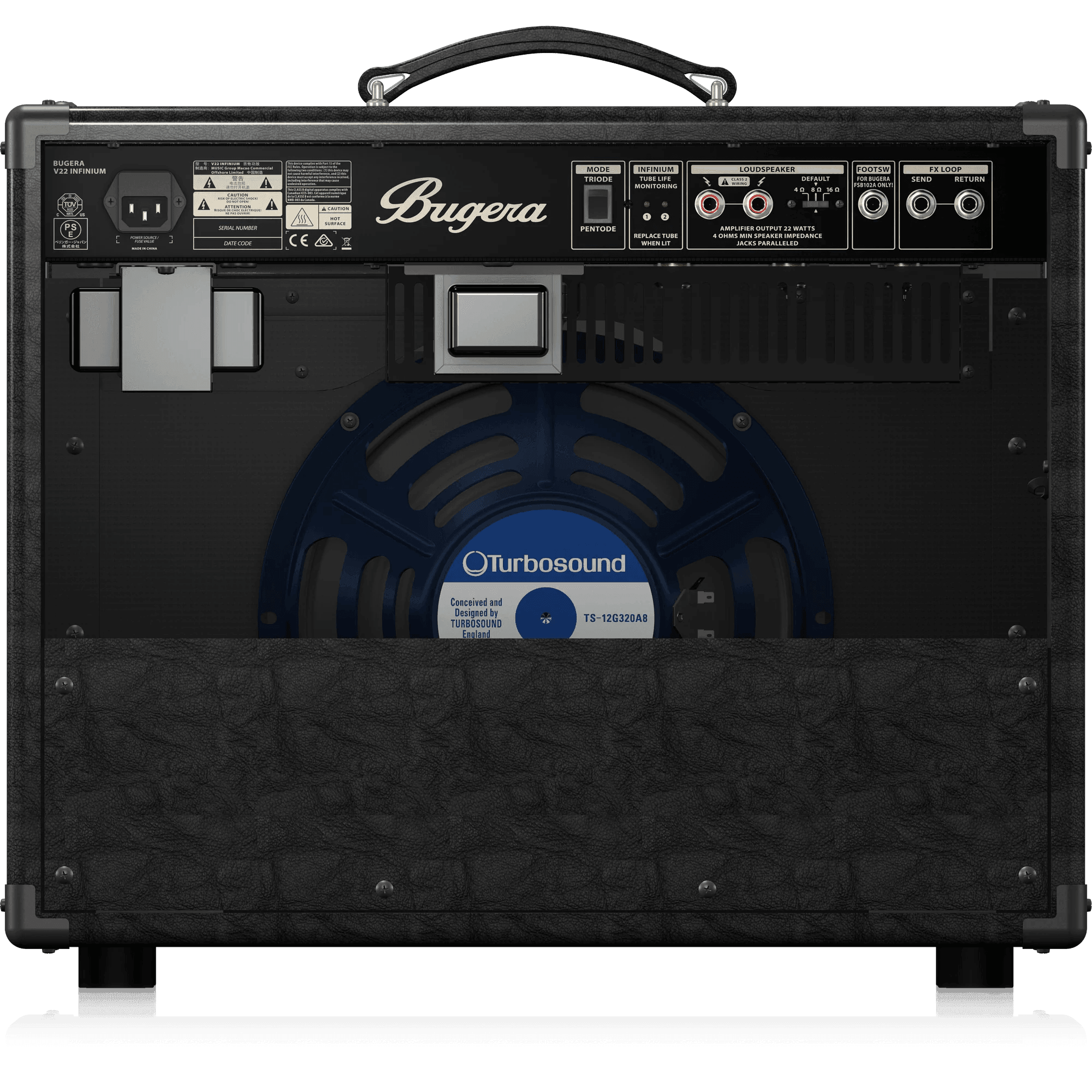 Bugera V22 INFINIUM 22W Vintage 2-Channel Tube Combo - MusicMajlis