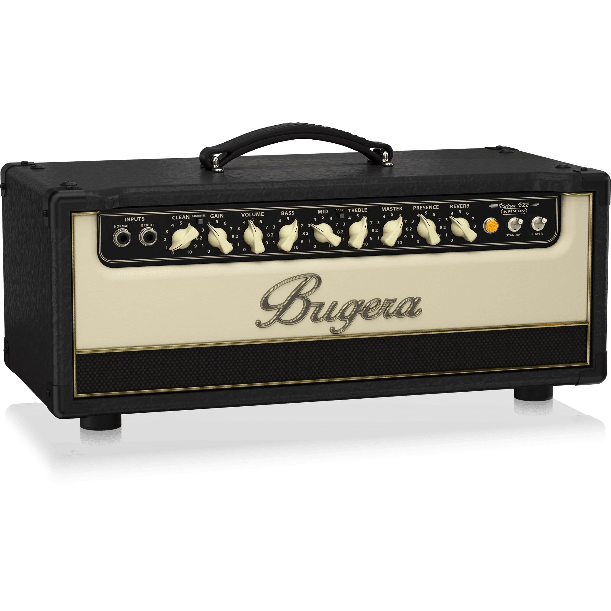 Bugera V22HD INFINIUM 22W Vintage 2-Channel Tube Amplifier Head - MusicMajlis