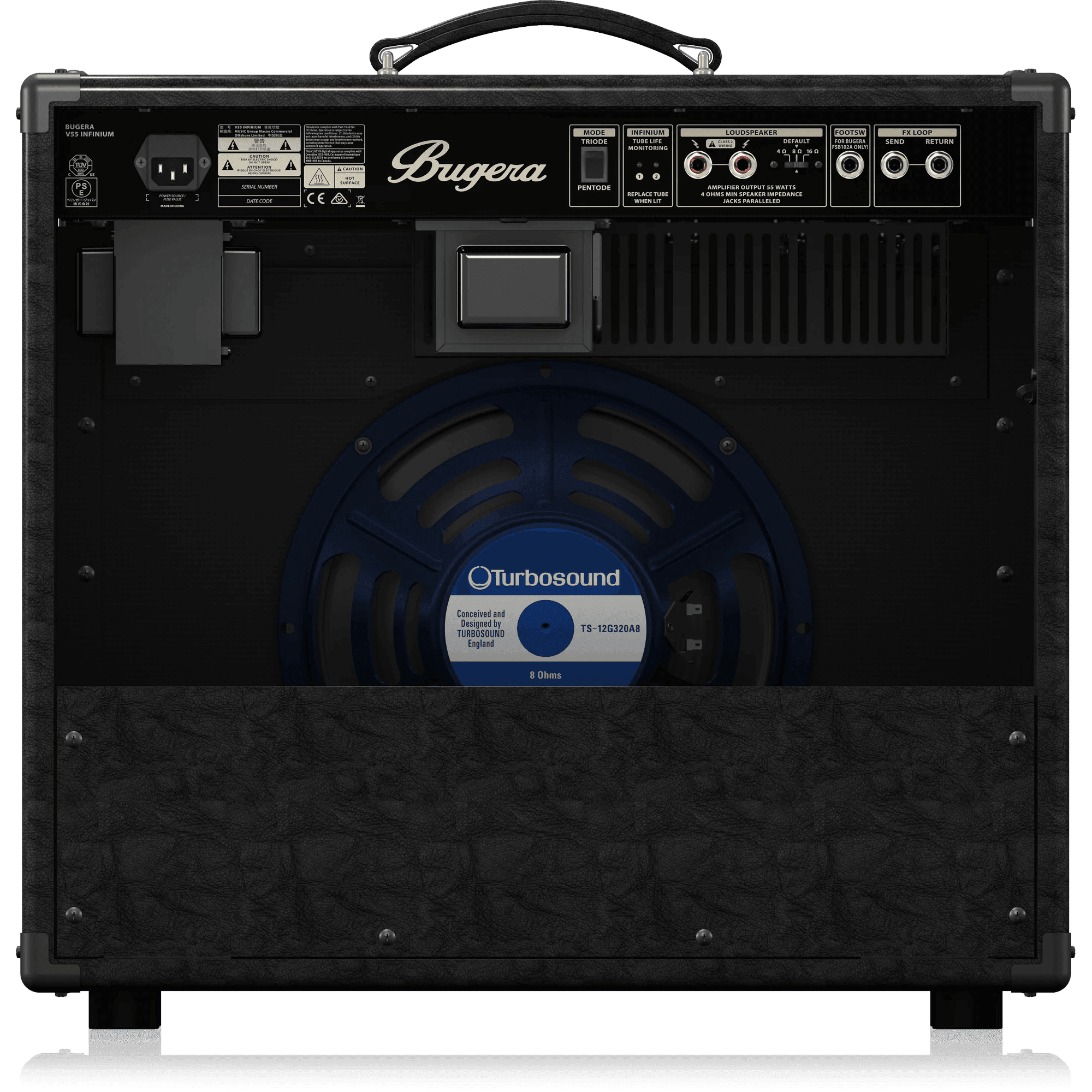 Bugera V55 INFINIUM 55W Vintage 2-Channel Tube Combo - MusicMajlis