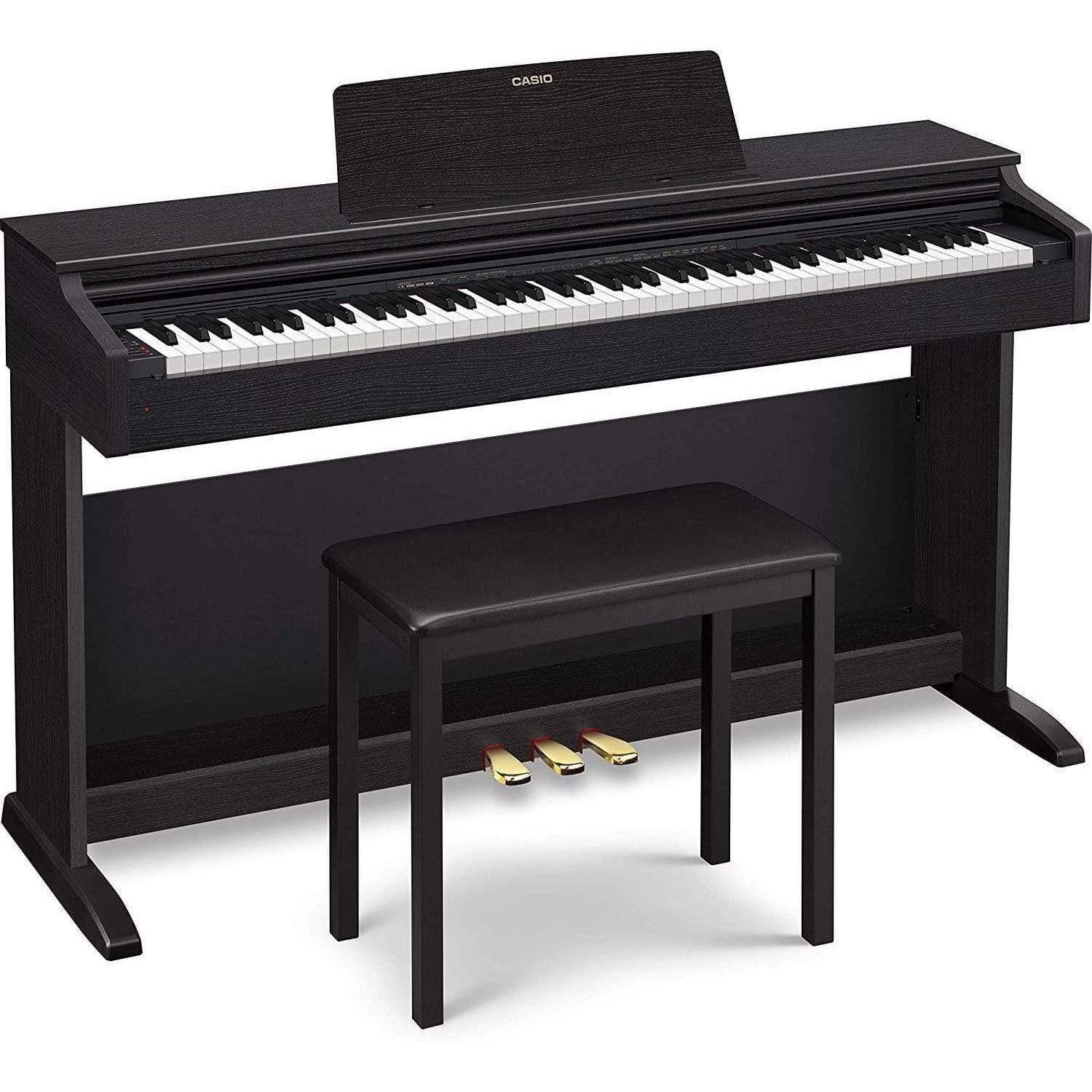 Casio AP-270 Celviano 88-Key Digital Piano (Black/Brown/White) - MusicMajlis