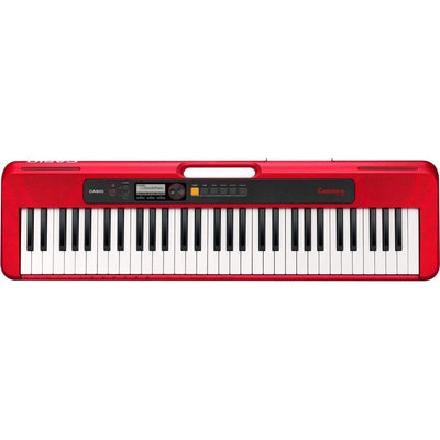 Casio CT-S200 61 Key Digital Keyboard - Black/Red/White (Adapter Included) - MusicMajlis
