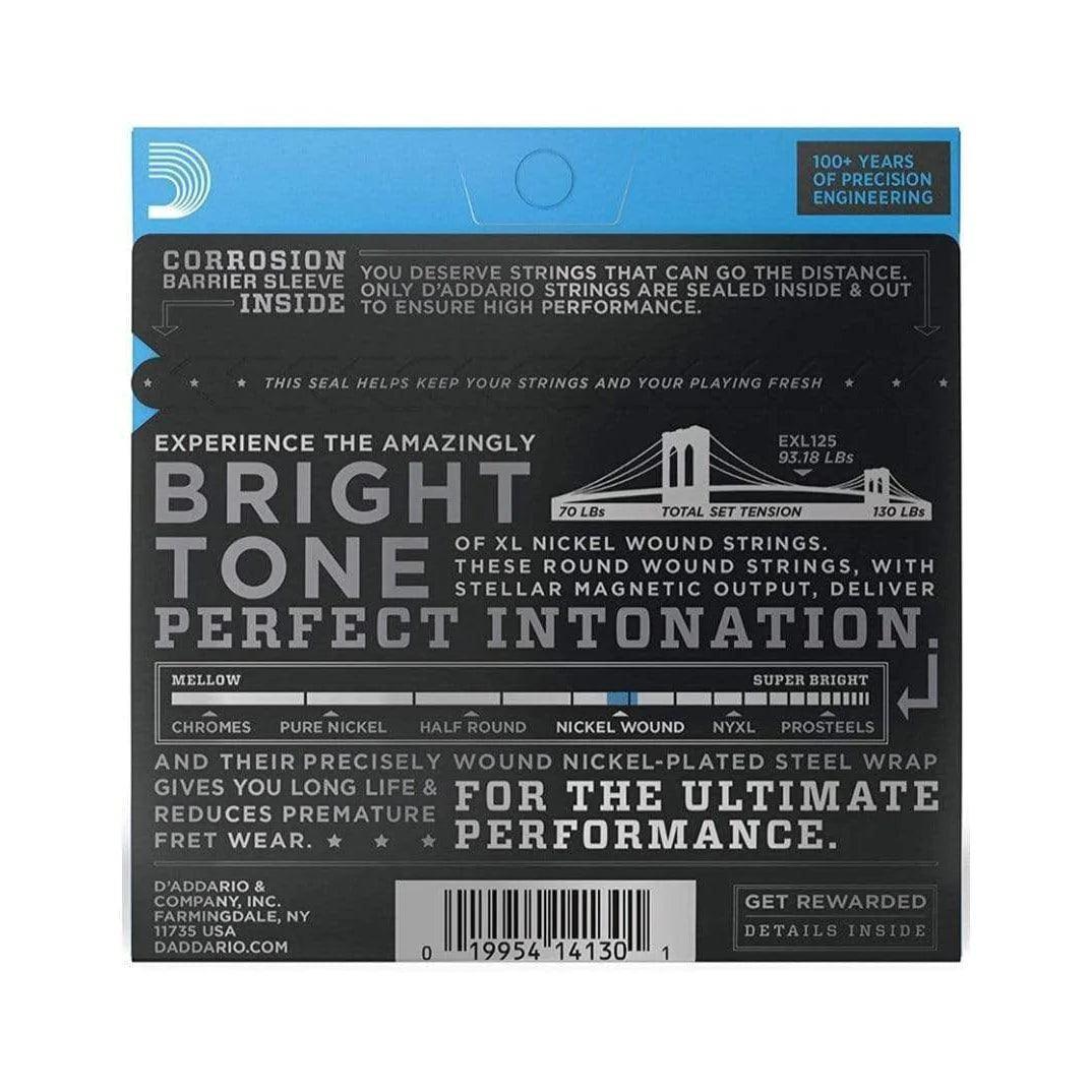 D'Addario Electric Guitar String Set, Nickel Wound 0.09 - 0.46 Super Light Top/Regular Bottom Gauge - MusicMajlis