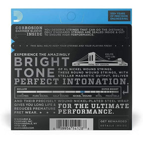 D'Addario EXL115 Nickel Wound Electric Strings - MusicMajlis
