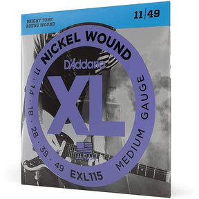 D'Addario EXL115 Nickel Wound Electric Strings - MusicMajlis
