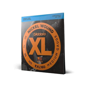 D'Addario EXL160M Nickel Wound Bass Strings - MusicMajlis
