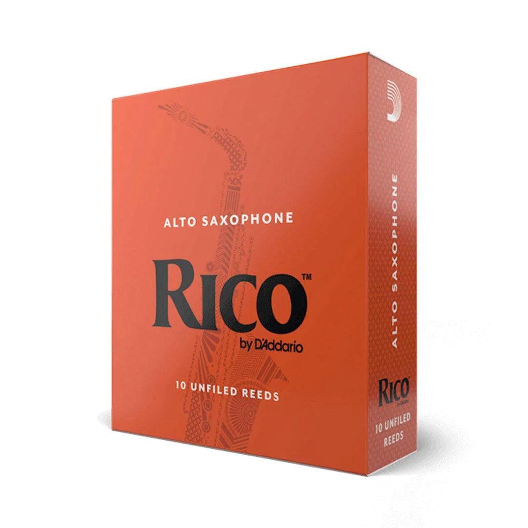 D'Addario Rico Alto Sax Reeds - Strength 2.0 (10-Pack) - MusicMajlis