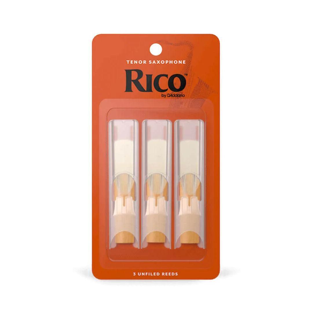 D'Addario Rico Tenor Saxophone Reeds - Strength 3 (3-Pack) - MusicMajlis