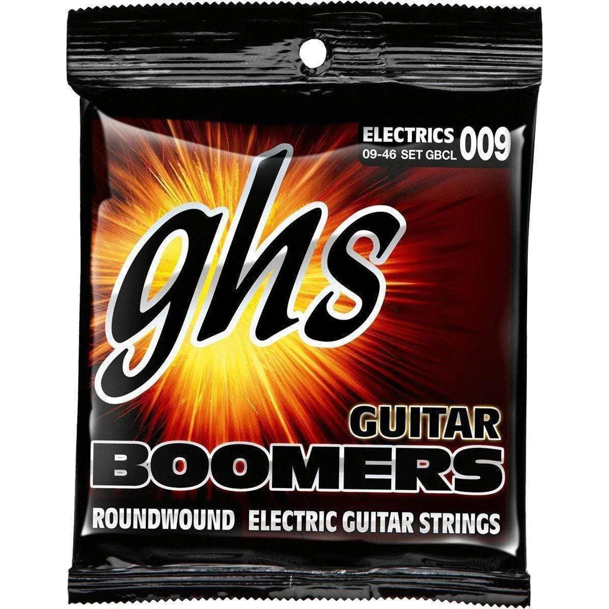 GHS GBCL Electric Guitar String Boomers Custom - Light 0.09 - 0.46 Gauge - MusicMajlis