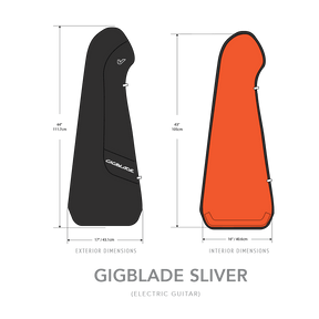 Gruv GigBlade Sliver Electric Bass Guitar Bag - MusicMajlis