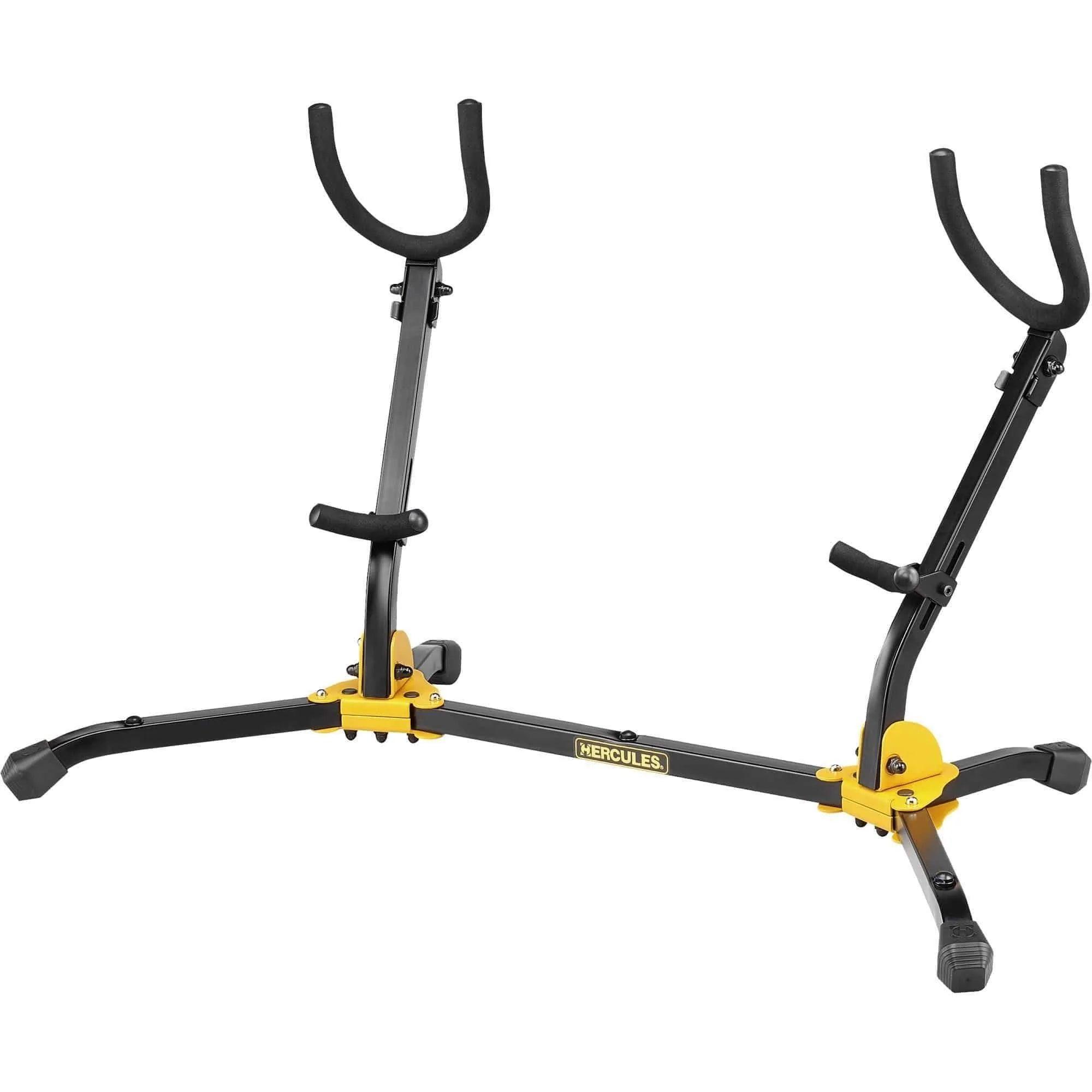 Hercules DS536B Baritone Saxophone Stand With Extra Alto/Tenor Sax Peg