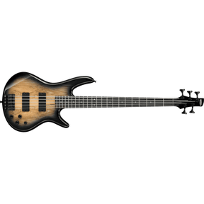 Ibanez Electric Bass Guitar 5 String GSR205SMNGT Natural Gray Burst - MusicMajlis