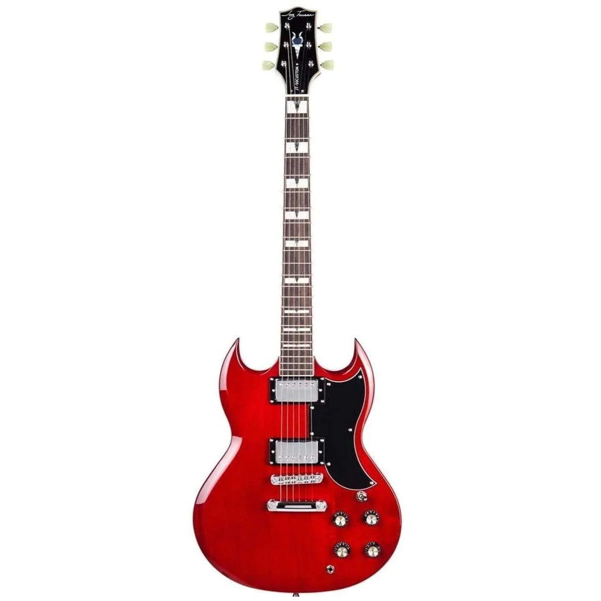 Jay Turser JT50CUSTOMTR Electric Guitar - Trans Red (Discontinued) - MusicMajlis