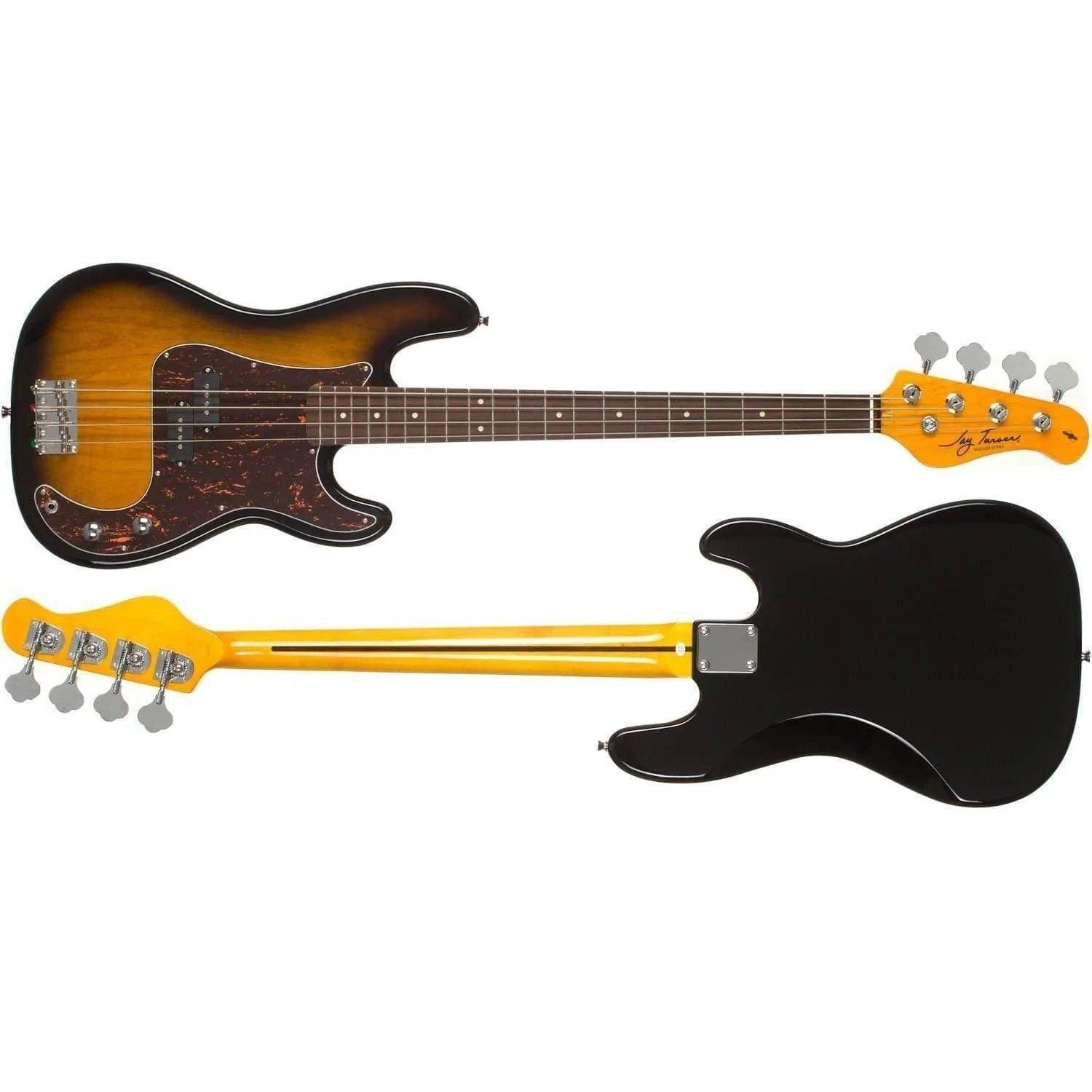 Jay Turser JTB400C TSB 4-string Bass - Tobacco Sunburst - MusicMajlis
