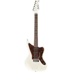 Jay Turser JTJG Electric Guitar - (Black/Candy Apple Red/Ivory/Sonic Blue/Tobacco Sunburst) - MusicMajlis