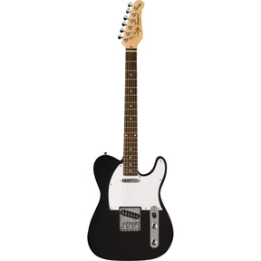 Jay Turser JTLTBK Electric Guitar - Black - MusicMajlis