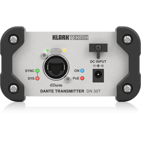 Klark Teknik DN 30T 2-channel Dante Audio Transmitter - MusicMajlis