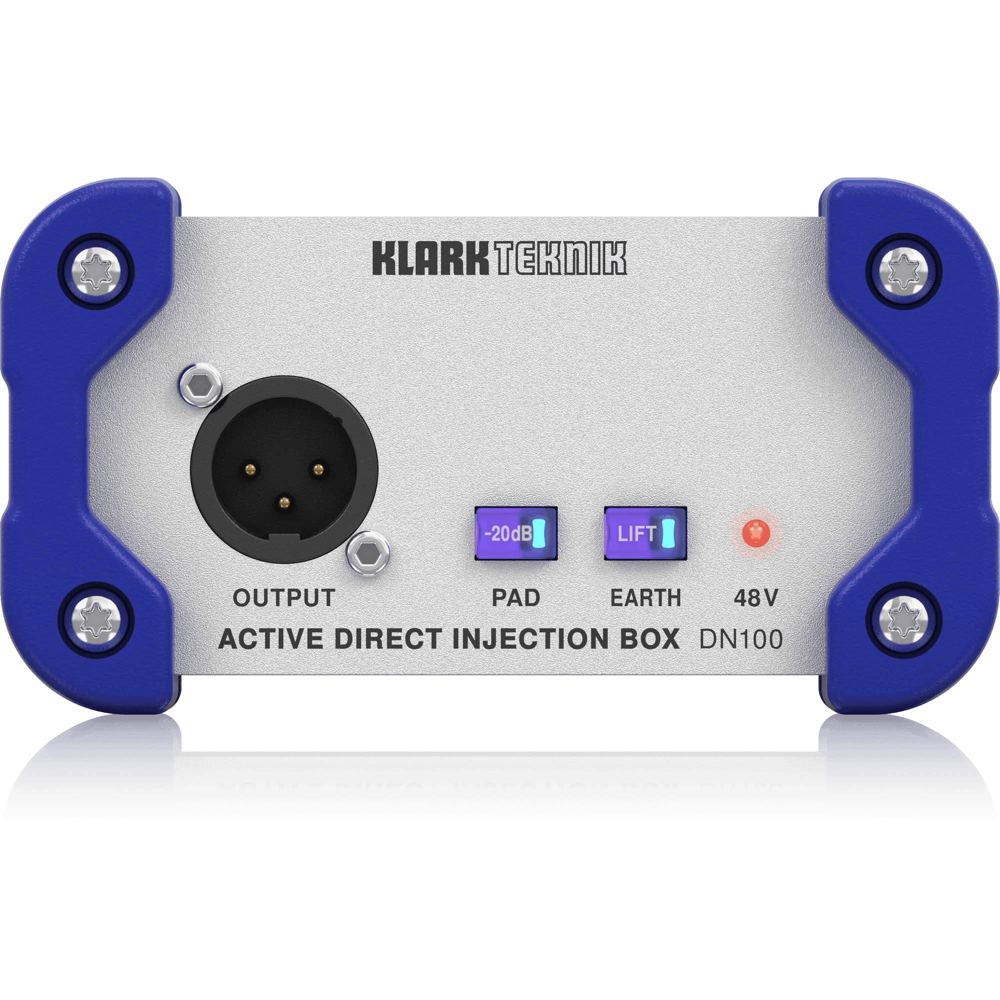 Klark Teknik DN100 V2 Active DI Box with Extended Dynamic Range - MusicMajlis