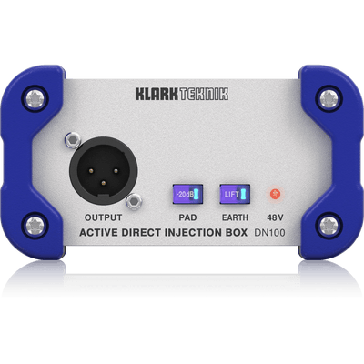 Klark Teknik DN100 V2 Active DI Box with Extended Dynamic Range - MusicMajlis