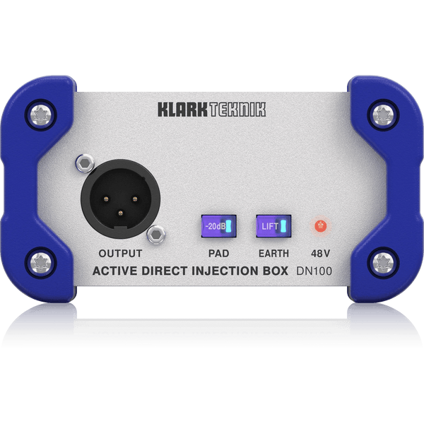 Klark Teknik DN100 V2 Active DI Box with Extended Dynamic Range - MusicMajlis