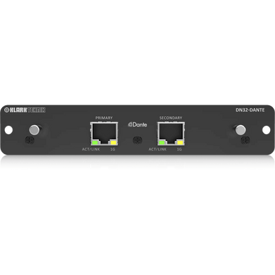 Klark Teknik DN32-DANTE Dante Expansion Module - MusicMajlis