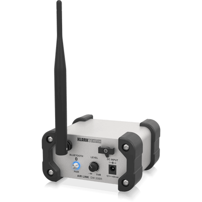 Klark Teknik DW 20BR Bluetooth Wireless Stereo Receiver for High-Performance Stereo Audio Broadcasting - MusicMajlis