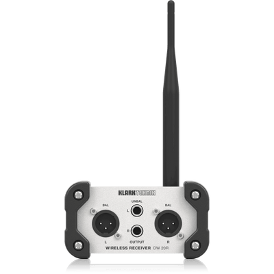 Klark Teknik DW 20R 2.4 GHz Wireless Stereo Receiver for High-Performance Stereo Audio Broadcasting - MusicMajlis