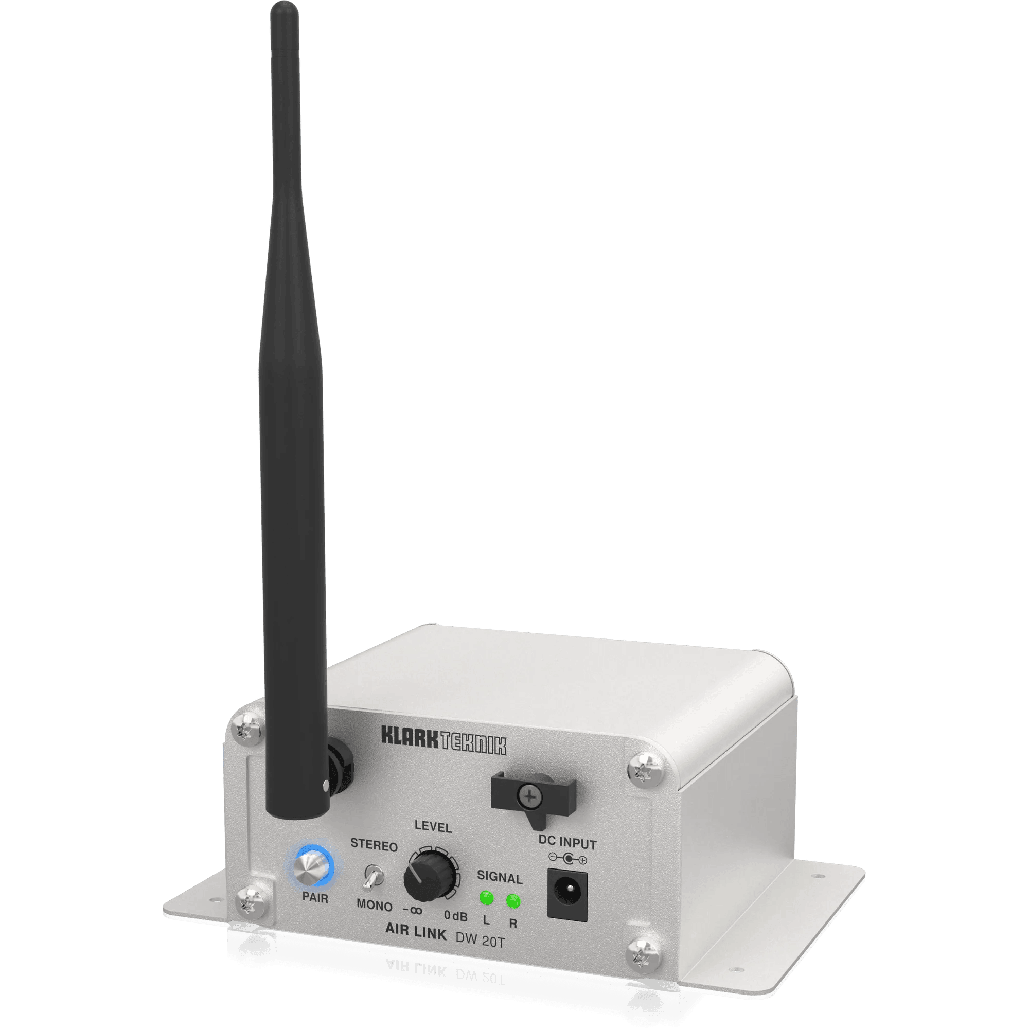 Klark Teknik DW 20T 2.4 GHz Wireless Stereo Transmitter for High-Performance Stereo Audio Broadcasting - MusicMajlis