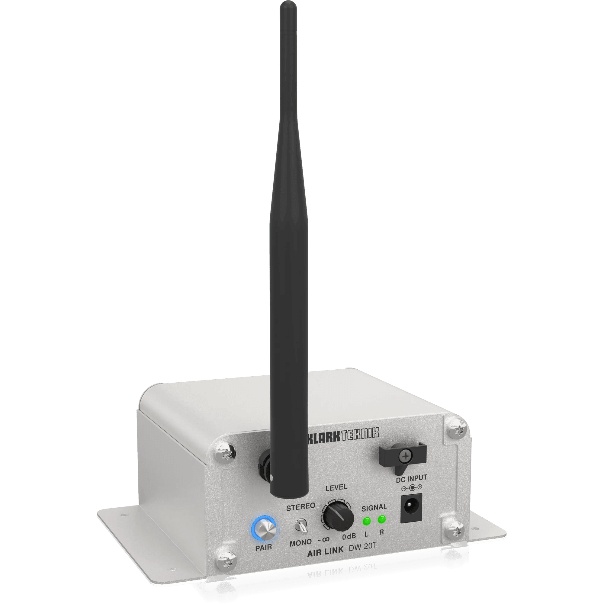 Klark Teknik DW 20T 2.4 GHz Wireless Stereo Transmitter for High-Performance Stereo Audio Broadcasting - MusicMajlis