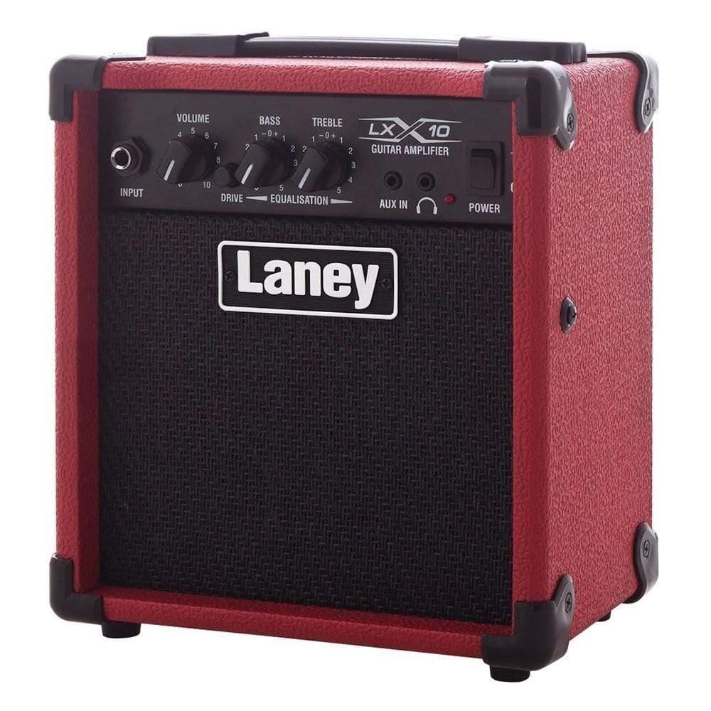 Laney LX10 Guitar Combo Amplifier- Red (Discontinued) - MusicMajlis