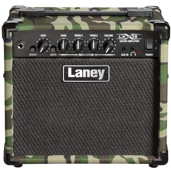 Laney LX15 CAMO Guitar Amplifier (Discontinued) - MusicMajlis