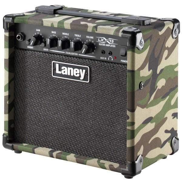 Laney LX15 CAMO Guitar Amplifier (Discontinued) - MusicMajlis