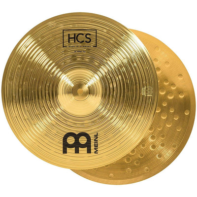 Meinl HCS1418 14"Hi-Hat, 18" Crash Cymbal Set Pack - MusicMajlis