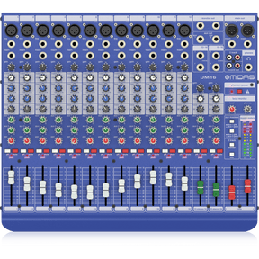 Midas DM16 16 Input Analogue Live and Studio Mixer with Midas Microphone Preamplifiers - MusicMajlis