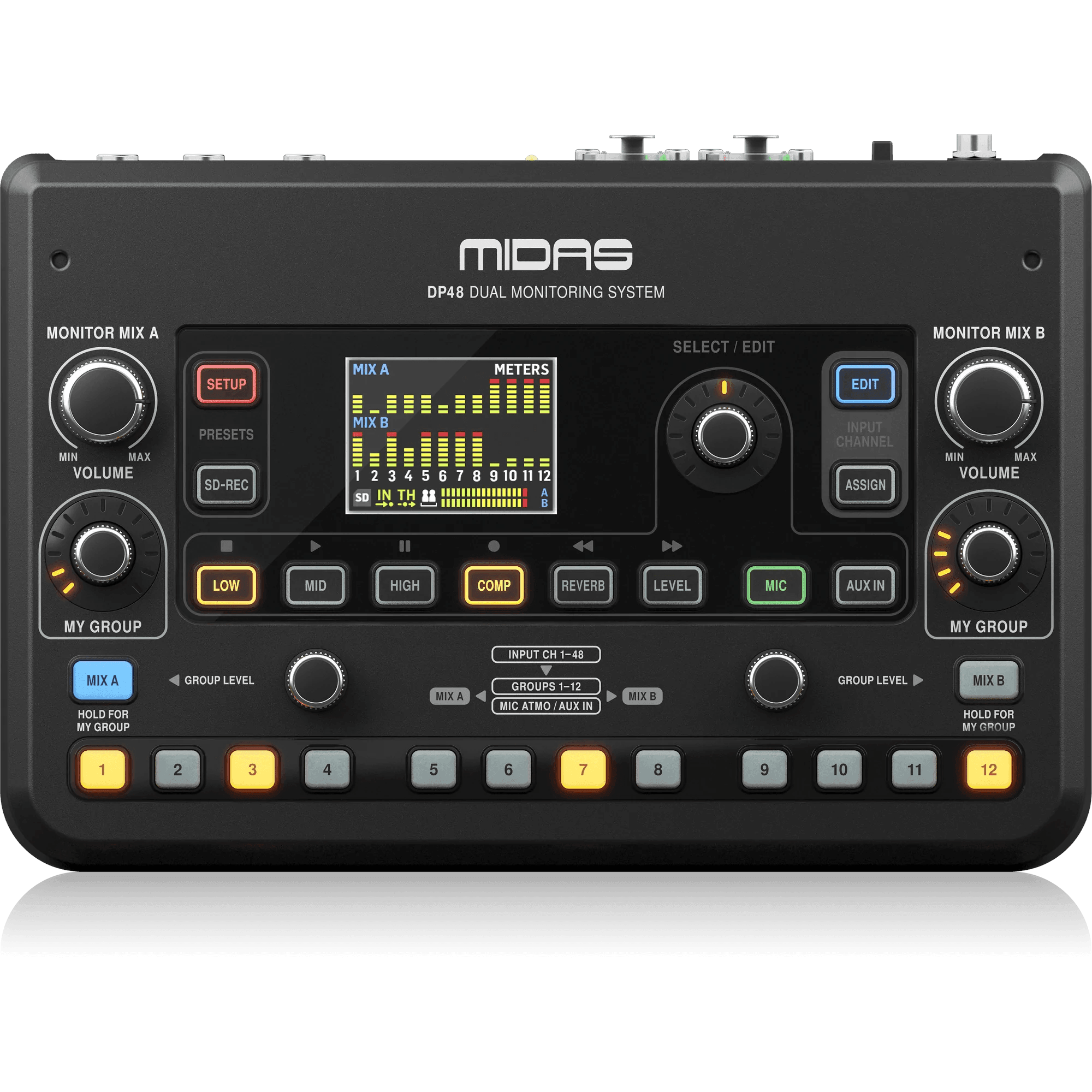 Buy Midas DP48 Dual 48 Channel Personal Monitor Mixer with SD Card