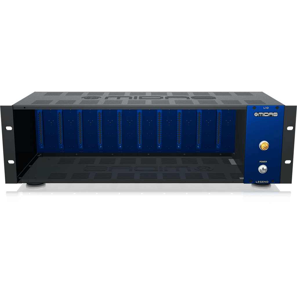 Midas Wing Rack Midas L10 00 Series Rackmount Chassis for 10 Modules with Advanced Aud
