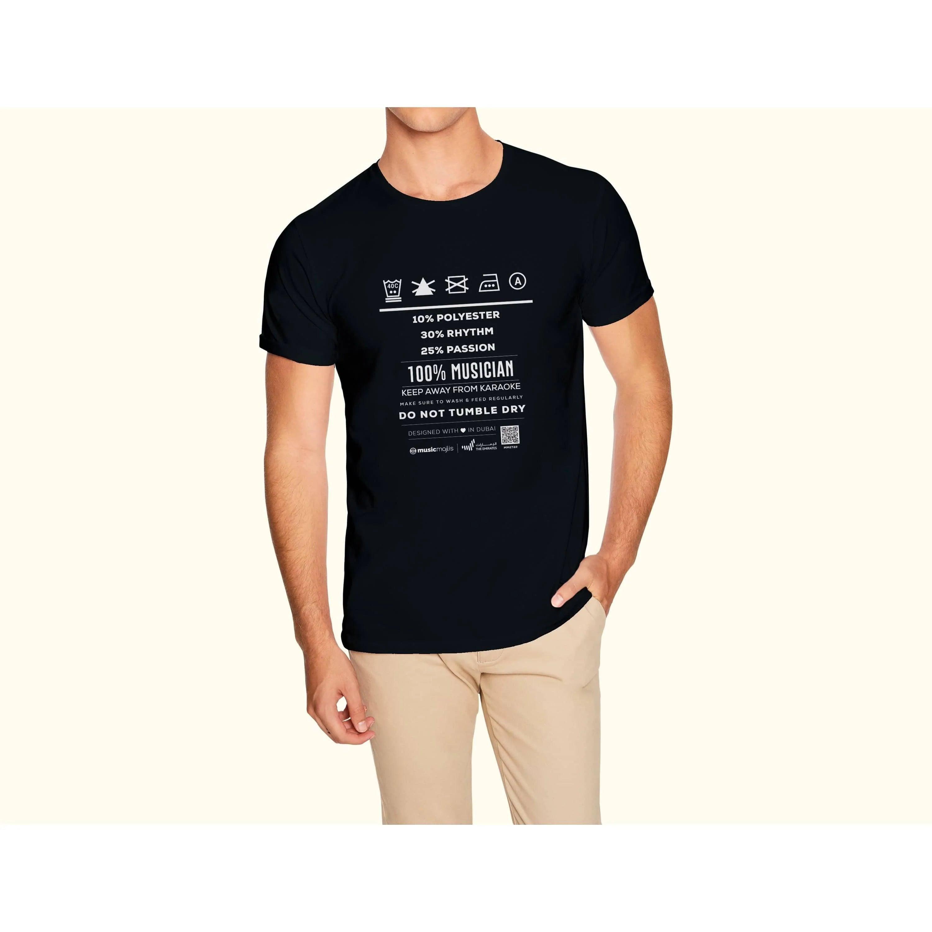 MusicMajlis T-Shirt (100% Musician) - MusicMajlis