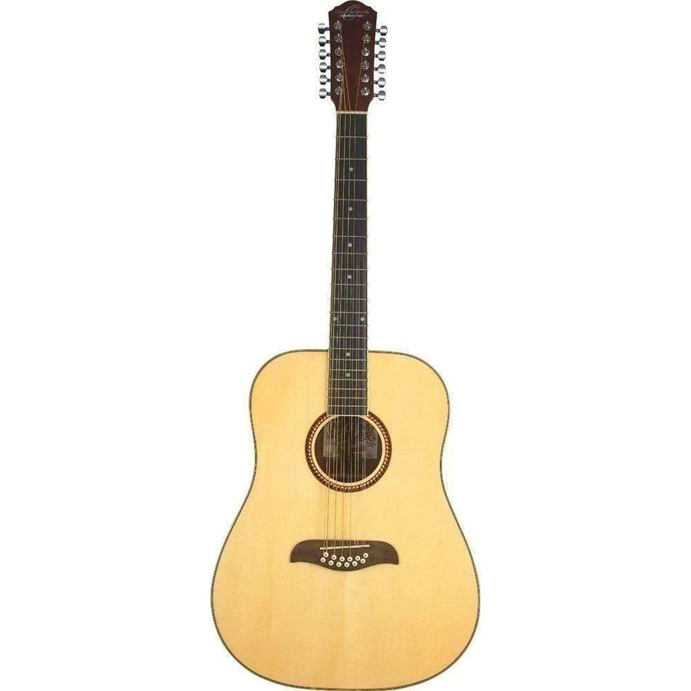 Oscar Schmidt OD312 12-string Acoustic Guitar - Natural (Discontinued) - MusicMajlis