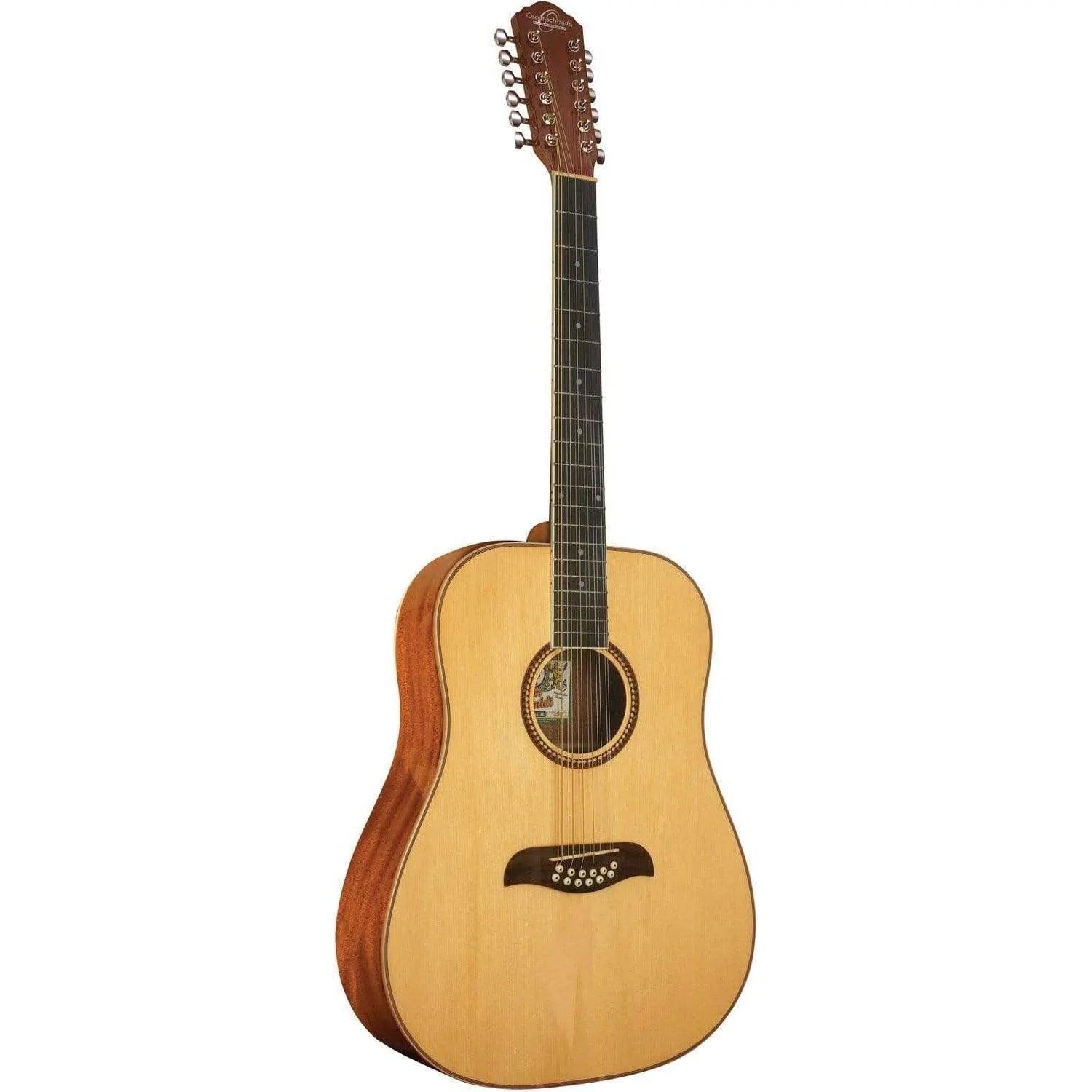 Oscar Schmidt OD312 12-string Acoustic Guitar - Natural (Discontinued) - MusicMajlis